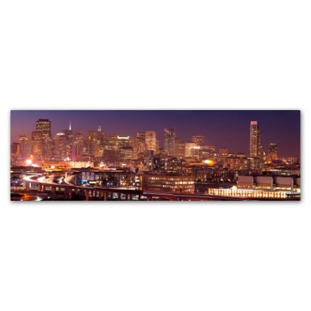 Doug Cavanah 'San Francisco' Canvas Art,16x47